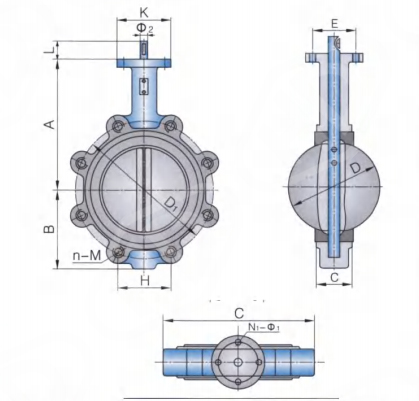 Dn50 Butterfly Valve