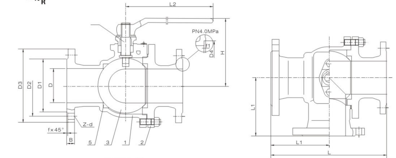 1 Gas Ball Valve